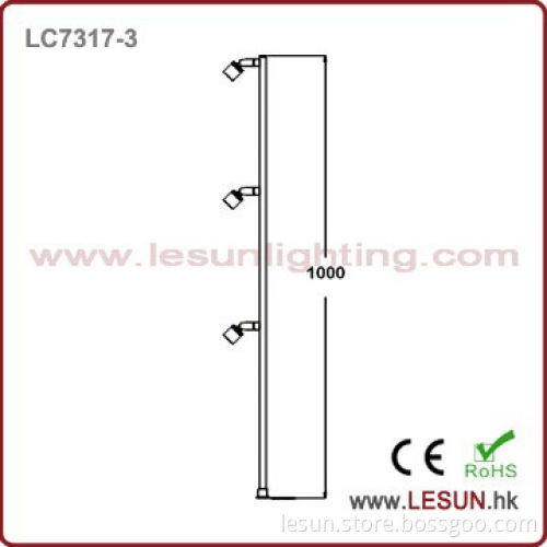 OEM height 3*1W led light jewelry box LC7317-3